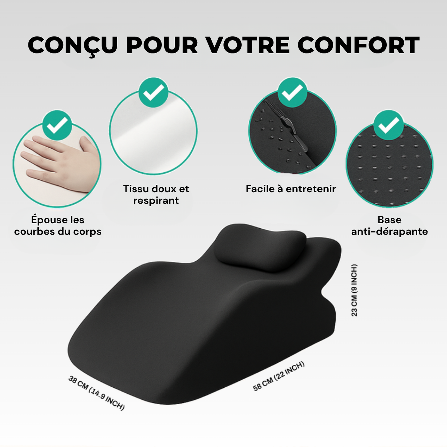 Coussin de confort intime